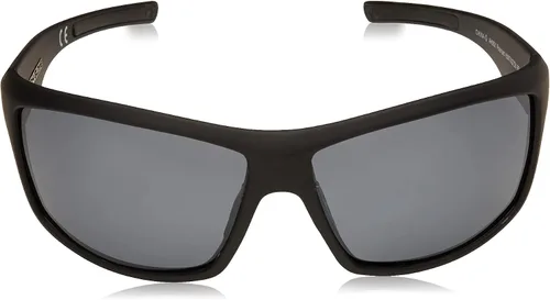 Vista 2 de Body Glove Gafas de sol polarizadas Bobby para hombre, Negro (Matte Black Rubberized)