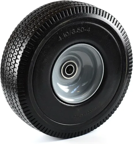 Vista 3 de Rueda NK antipinchazos para carretilla de mano, negro/gris