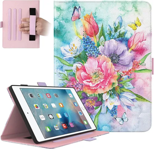 Vista 30 de Dteck Funda para iPad mini 5/4/3/2/1, elegante y ligera de cuero sintético tipo folio con cartera, funda inteligente