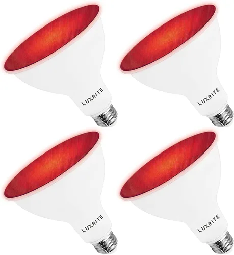 Vista 16 de LUXRITE Bombilla LED PAR38 verde de inundación, 8 W (equivalente a 45 W), bombilla LED verde de inundación, clasificación húmeda, certificación UL