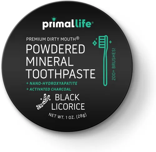 Vista 8 de Primal Life Organics - Dirty Mouth Polvo Dental, Polvo de Limpieza Dental, Aceites Esenciales Saborizados con Caolín Natural y Arcilla de Bentonita