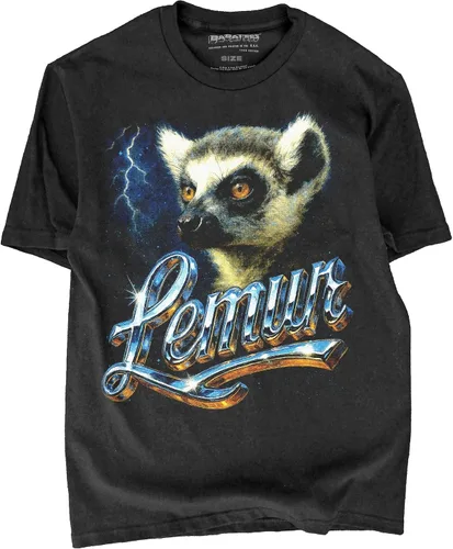 Vista 17 de Heavy Metal 80s Animal Black Camiseta - 100% algodón - para hombre y mujer azul (Blue Heeler)