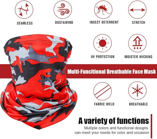Vista 2 de 6 piezas de protección UV para el cuello, protector solar transpirable, protector solar