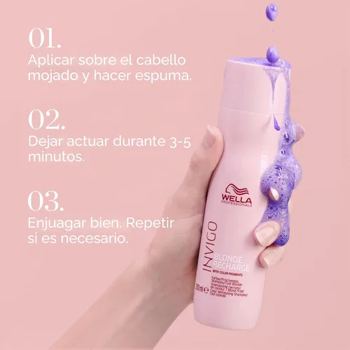 Vista 7 de Wella Professionals INVIGO Blonde Recharge Cool Champú
