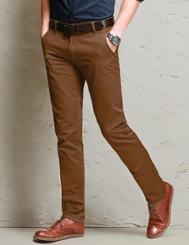 Vista 7 de Match Pantalones casuales ajustados cónicos elásticos para hombre