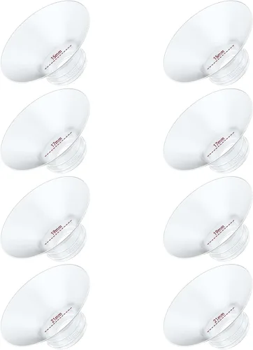 Vista 12 de 4 piezas de inserción de brida de 13 mm compatible con Momcozy M5/M6/M9/S12 Pro/V1 Pro/V1 Pro extractor de leche, apto