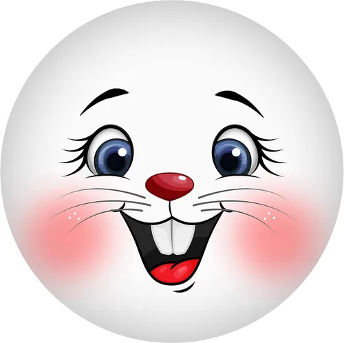 Vista 2 de Bunny Sign, Bunny Face, Bunny Decor, Easter Decor, Easter Bunny Sign, Easter Bunny Face, Bunny Theme, Bunny Wreath Attachment, Easter Theme