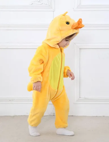Vista 4 de BJWEO - Lindo disfraz para bebé, niñas y niños pequeños y recién nacidos, disfraz de Navidad, Halloween, enterizo de invierno, piyamas de cosplay