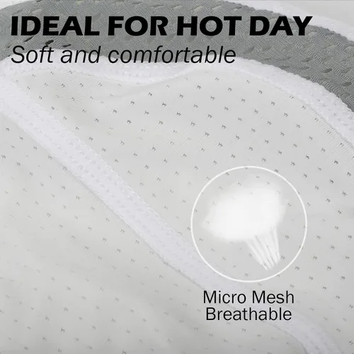 Vista 37 de Gorro con forro para casco de calavera, malla de enfriamiento para hombres y mujeres, se adapta debajo de los cascos