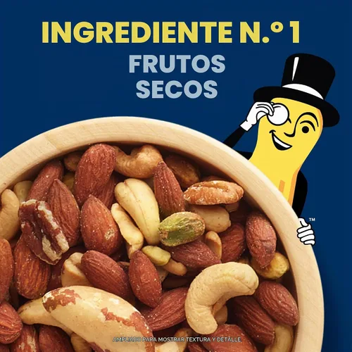 Vista 8 de PLANTERS Nueces mixtas de lujo ligeramente saladas, proteína a base