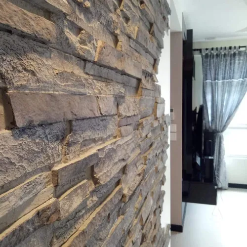 Vista 2 de Boutiquemall Paneles de pared de piedra de arrecife sintético, panel de pared FRP 3D Paneles de fibra de vidrio de resina Revestimiento de pared