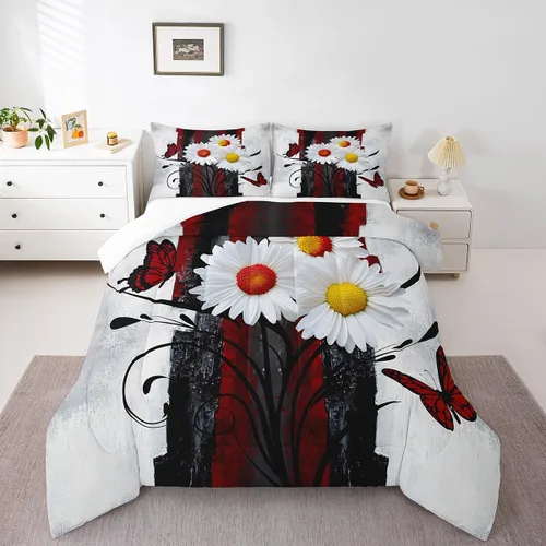 Vista 8 de Erosebridal Juego de ropa de cama turquesa tamaño individual para niños y niños, color verde azulado y gris degradado para niñas y adultos, relleno