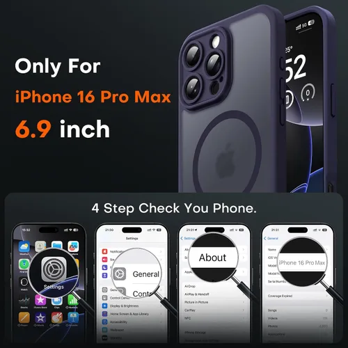 Vista 783 de TOCOL Funda para iPhone 11, compatible con Magsafe, protección completa de cámara, imanes integrados, protección contra caídas, funda translúcida