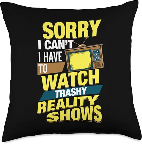 Vista 5 de Reality Show Lover Gifts - Cojín para ventilador de TV (16.0 x 16.0 in), multicolor