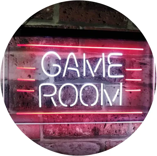 Vista 15 de ADVPRO Game Room Man Cave Bar Display Dual Color LED Neon Sign Azul y Rojo 12 "x 8.5" st6s32-i2338-br azul y Red