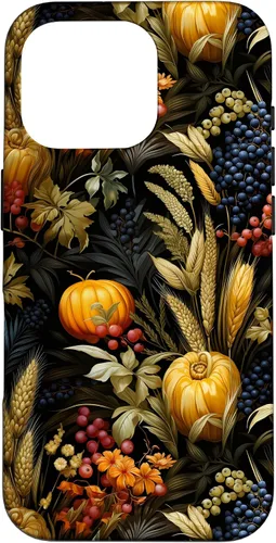 Vista 19 de iPhone 12 mini otoño hojas caídas calabaza especia cosecha feliz otoño caso