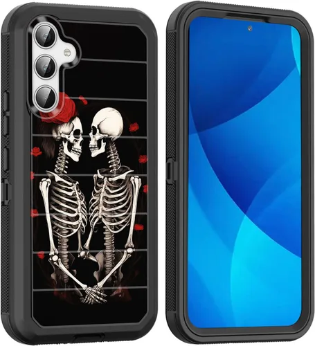 Vista 50 de Funda para Galaxy A15 5G, cuerpo completo, protección contra caídas, a prueba de polvo, resistente de 3 capas, militar, resistente, duradera