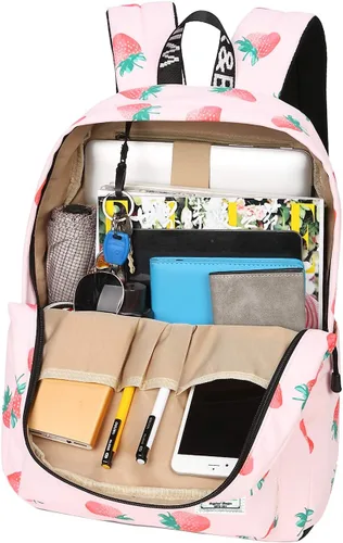 Vista 38 de Mygreen - Mochila escolar con bonitos diseños para niños y niñas, 11.5 x 15.7 x 5.1 pulgadas