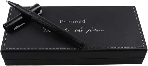 Vista 5 de Pemmeed Bolígrafo de Bola de Tinta Líquida para Mujeres Caja de Lujo Bolígrafo de Gel Tinta Negra Bolígrafo Elegante Recargable para Oficina