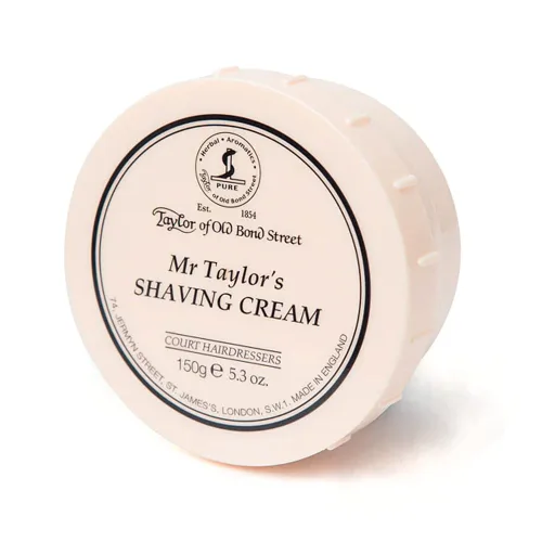 Vista 8 de Crema de afeitar Taylor of Old Bond Street, tazón de 5.3 onzas, Blanco