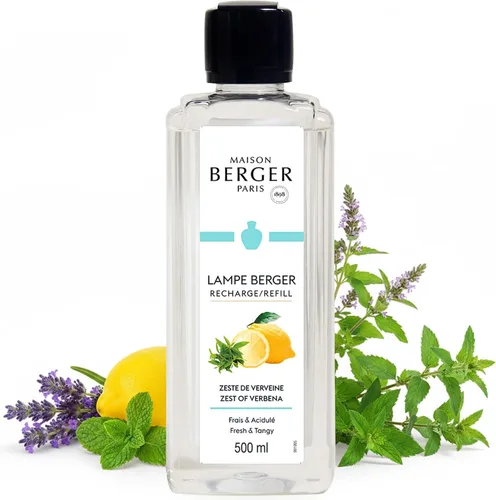 Vista 21 de MAISON BERGER Lampe Berger Recambio, 16.9 fl oz, Amber's Sun Catalytic Lamp Fragrance Refill, Helps Neutralize Odors, ~80 h Fragrance Diffusion