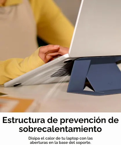 Vista 7 de MOFT - Soporte invisible para laptop, elevador portátil adhesivo para trabajo móvil Fit 11"-16" Laptops Macbook&PC Stand Dual-Angle