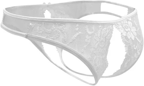 Vista 5 de 10AGIRL Tanga negra con encanto para mujer, lencería de encaje en T con espalda en T, arnés de cuerpo con tiras, regalo para San Valentín