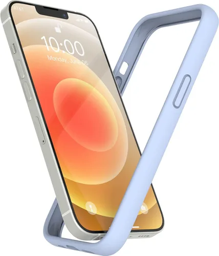 Vista 57 de Funda de silicona líquida para iPhone 12/12 Pro de 6.1 pulgadas, color negro [Absorción de golpes] [Protección de borde elevado]