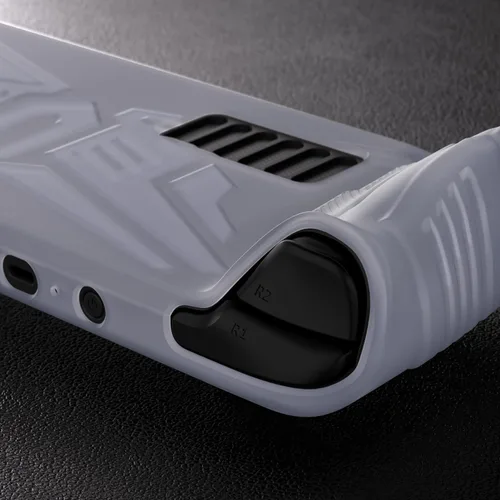 Vista 5 de PlayVital Armor Series - Funda protectora para cubierta de vapor, protector de silicona suave para cubierta de vapor con mejora de botón trasero