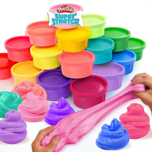 Vista 13 de Play-Doh Juego variado de 12 unidades de Playdoh súper elástico, regalos para niños, juguetes populares, recuerdos de fiesta para edades de 8 a 12