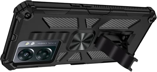 Vista 2 de Funda compatible con OnePlus Nord N300 5G con protector de pantalla de vidrio templado, protección de cuerpo completo [grado militar] funda