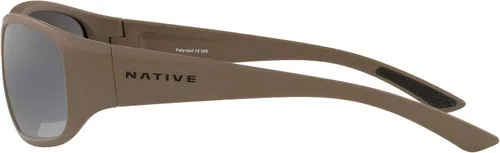 Vista 4 de Native Eyewear Gafas de sol rectangulares con ajuste de puente bajo para hombre