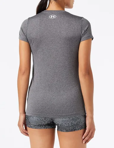 Vista 7 de Under Armour, Tech - Camiseta de manga corta y cuello en V para mujer, unicolor