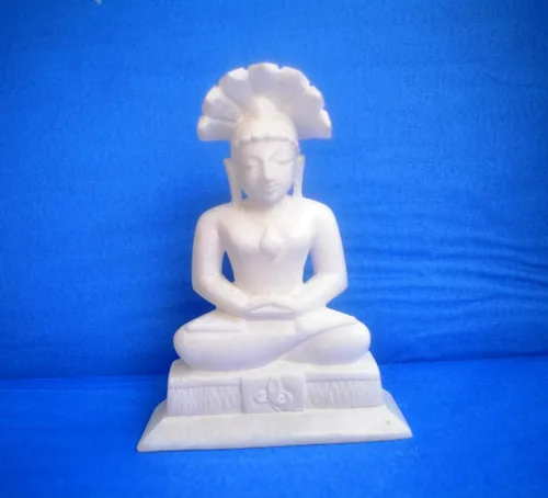 Vista 8 de Marble Jain Tirthankar Parshwanath Murti 7inch Deidad Bhagwan Parshwanath Ídolo Estatuas religiosas Parsva, Paras Murti Pragatprabhavi Chintamani