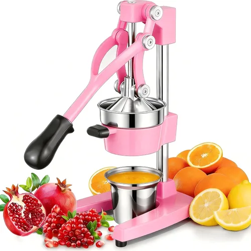 Vista 19 de Prensa Manual de Mano de Hierro Fundido Comercial de Servicio Pesado Naranja Cítricos Limón Lima Toronja Granada Exprimidor de Jugo de Fruta