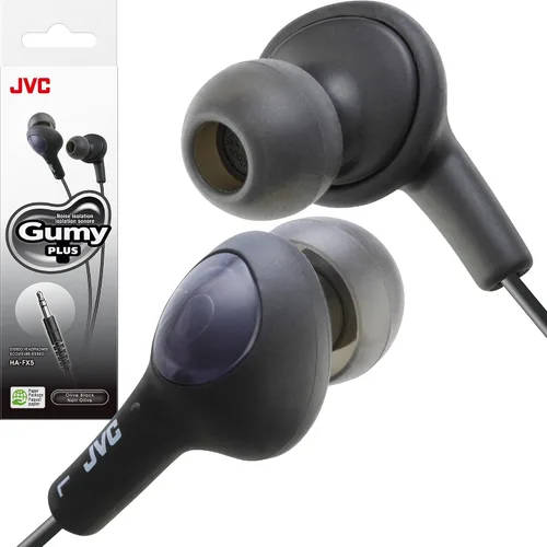 Vista 11 de JVC HAFX5A Gummy Plus audífonos con aislación de sonido, peppermint blue Blanco Coconut