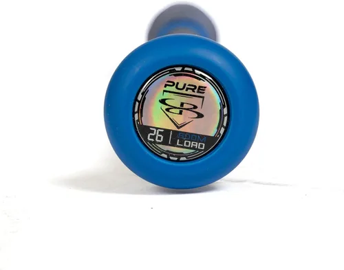 Vista 4 de Boombah Pure Royal Blue - Bate de sóftbol de lanzamiento lento con carga de barril de 12 pulgadas