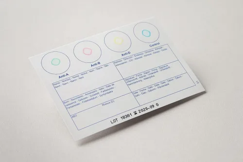 Vista 11 de Eldoncard Kit de tipificación de sangre, paquete de 2 pruebas, conozca su tipo de sangre, prueba instantánea y precisa en casa, determina los grupos