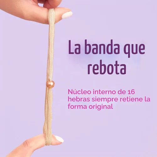 Vista 7 de Goody Ouchless Forever - Bandas elásticas para el cabello, 10 unidades, color negro, bandas sin daños, lazos elásticos 3 veces más fuertes