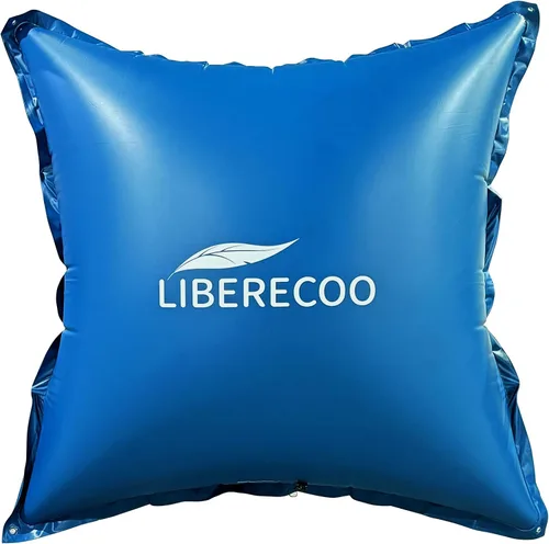 Vista 15 de LIBERECOO Almohadas de piscina redondas de 4 pies para piscinas sobre el suelo - Almohadas de invierno súper duraderas de 0.4 mm Almohadas