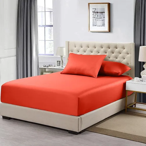 Vista 12 de Royal Tradition Sábana bajera ajustable de viscosa de bambú, tamaño individual XL, bolsillo profundo, sábanas extremadamente suaves, beige sólido
