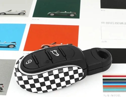 Vista 2 de Heinmo Funda de llave con control remoto de ABS para Cooper ONE S JCW Clubman Countryman F54 F55 F56 F57 F60, accesorios de estilo para coche