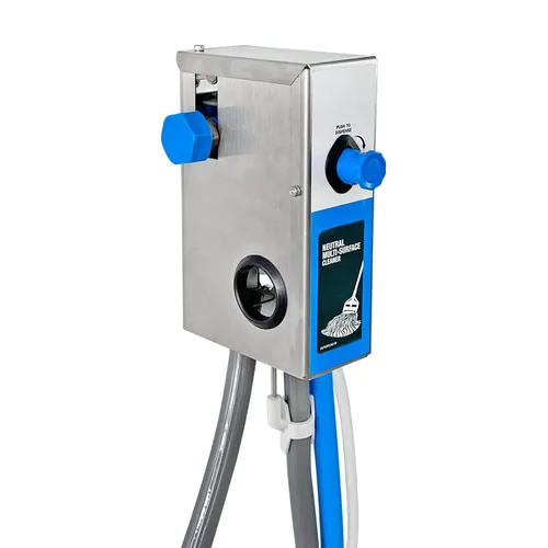 Vista 3 de Proporcionador de cubo de fregona individual, dispensador de dilución química de limpieza para aplicación en hotel, escuela, tienda, restaurante