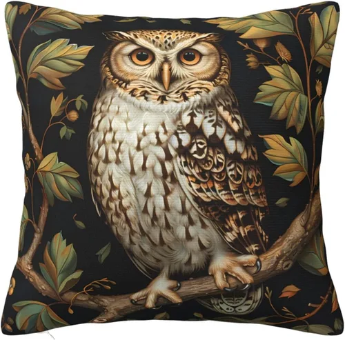 Vista 41 de Fundas de almohada William Morris diseño Strawberry Thief, fundas de almohada decorativas suaves para exteriores, fundas de almohada para decoración