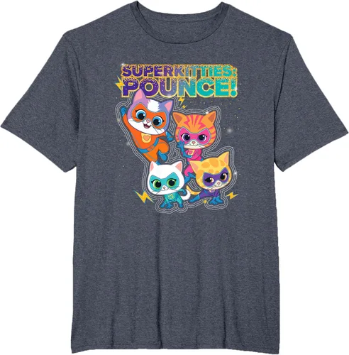 Vista 65 de Disney Junior SuperKitties Pounce! Camiseta de equipo completo, talla S