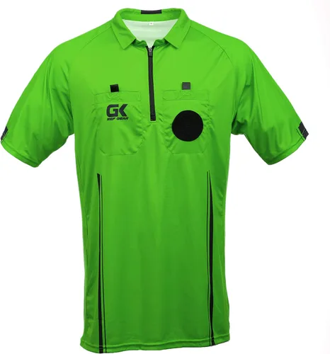 Vista 10 de Camiseta de árbitro de fútbol para hombre de manga corta