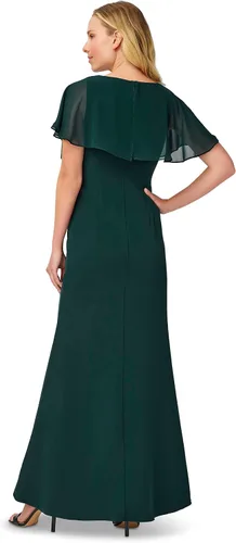 Vista 3 de Adrianna Papell Vestido de gasa crepé para mujer