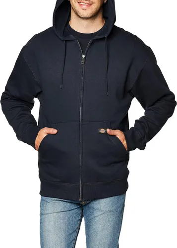 Vista 2 de Dickies - Sudadera con capucha y cierre completo de forro polar para hombre