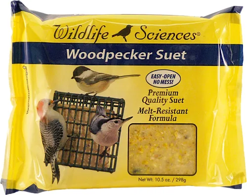 Vista 2 de Wildlife Sciences Surtido de pastel de sebo de 4 sabores 10.5 onzas para aves silvestres (paquete de 4) multicolor