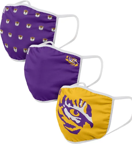 Vista 72 de FOCO - Cubrebocas universitario de la NCAA para adultos (unisex, 3 unidades)